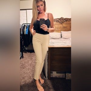 Lauren Ralph Lauren Cropped Khaki Pants